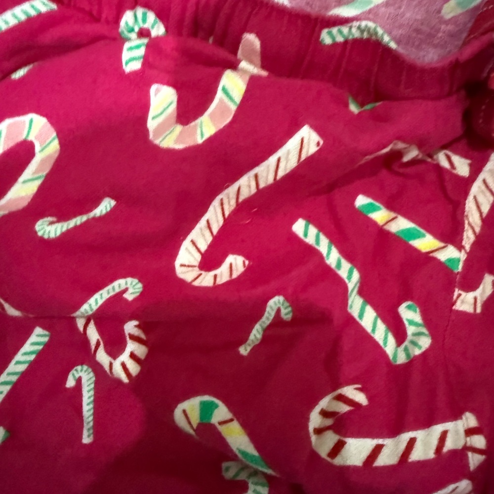 Women’s Old Navy Christmas Themed Multicolored Candy Cane Pajama Pants, size XL